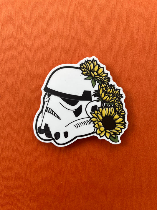 Sunflower Trooper Sticker