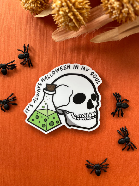 Halloween in my Soul Sticker