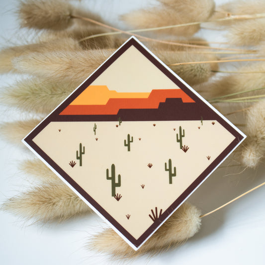 Desert Landscape Sticker