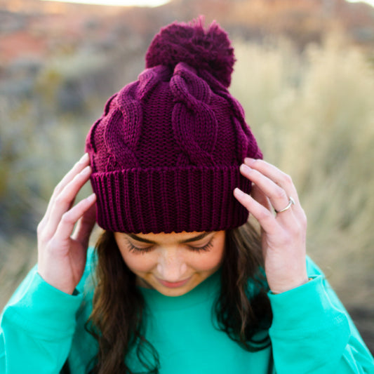 Knit Slouch Beanie