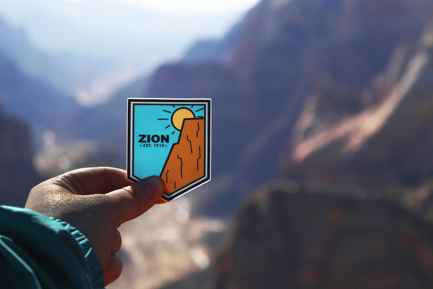 Zion National Park Car Sticker