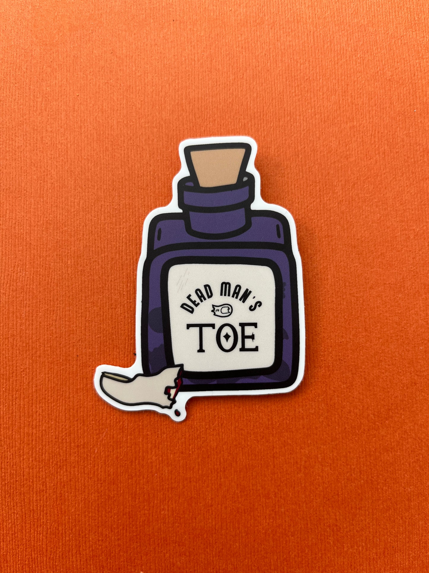 Dead Man’s Toe Sticker