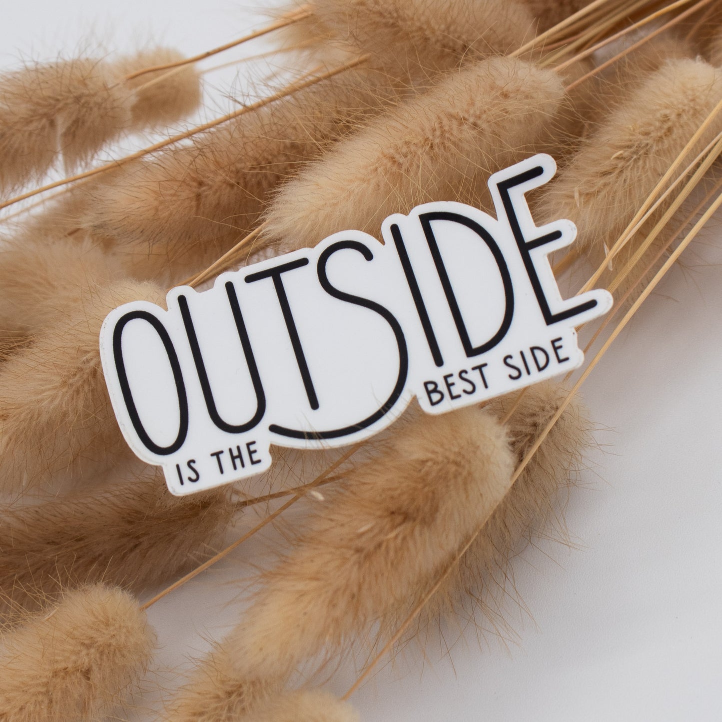 Outside Is The Best Side Sticker