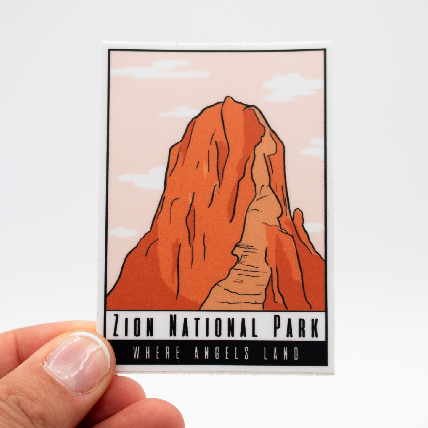 Zion National Park Sticker | Where Angels Land