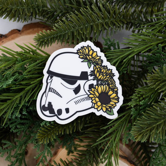 Sunflower Trooper Sticker