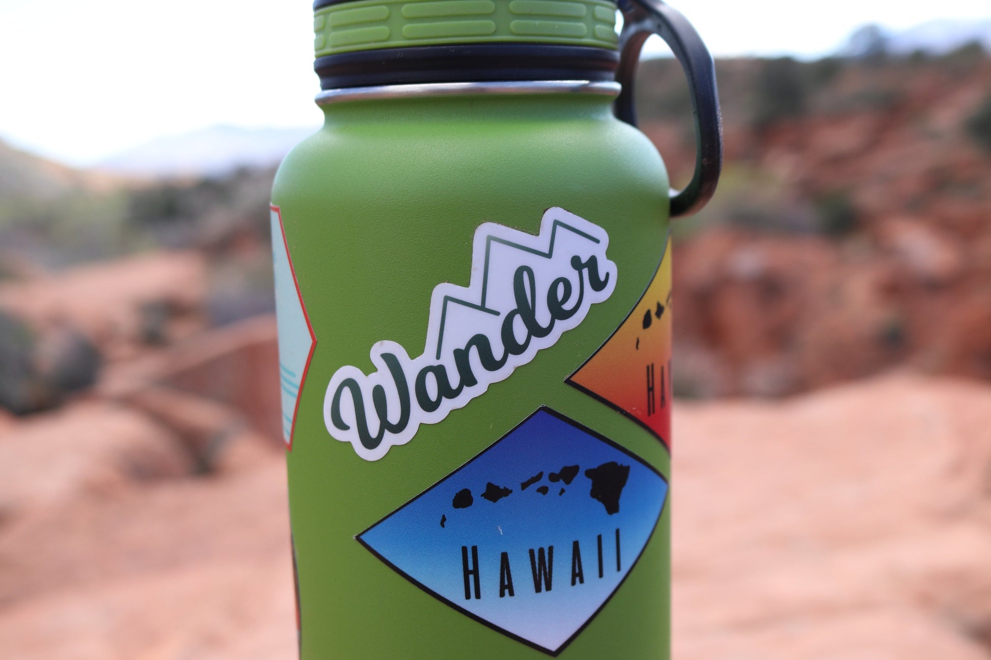 wanderlust sticker