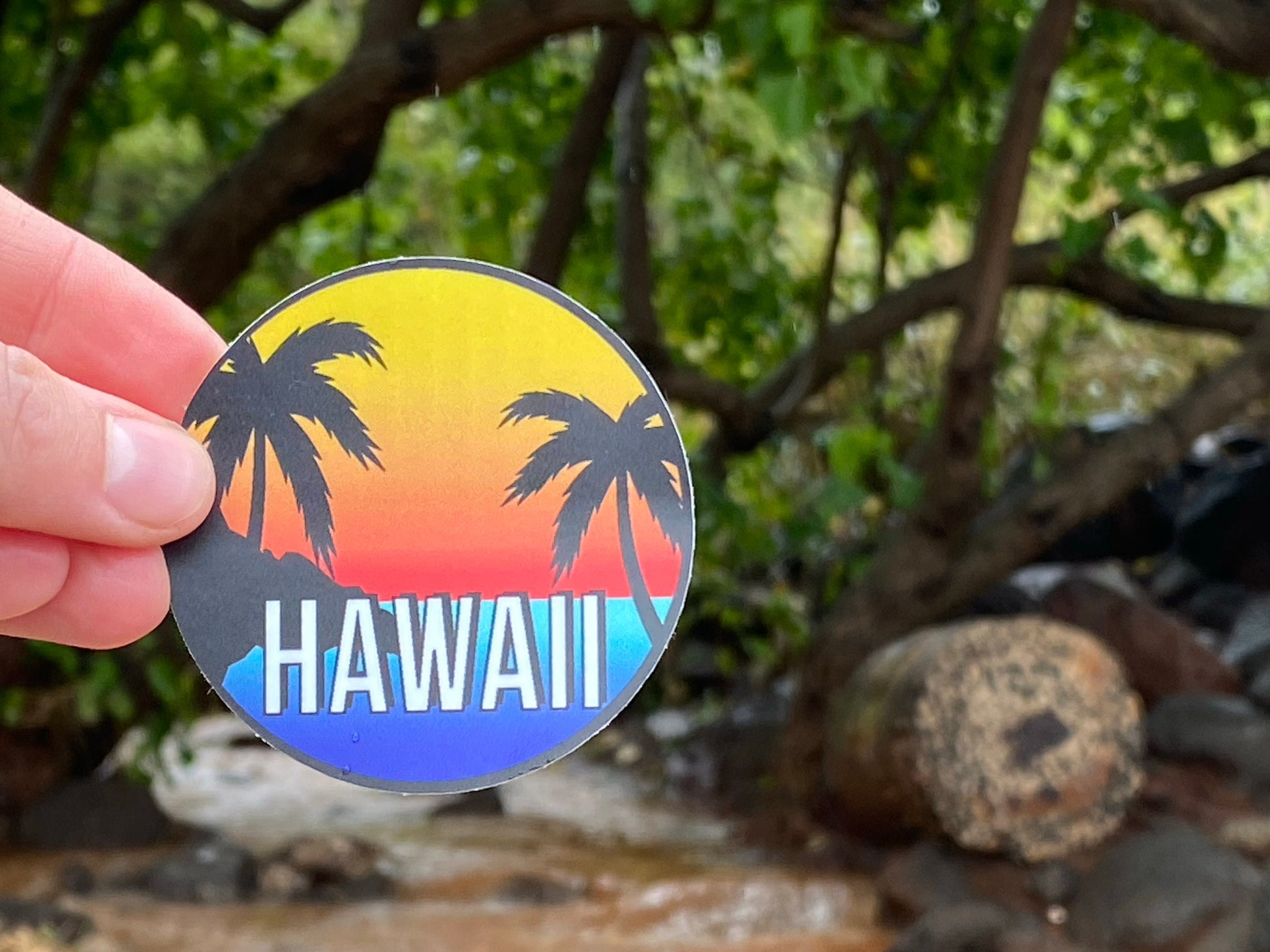 Hawaii Water Bottle Sticker